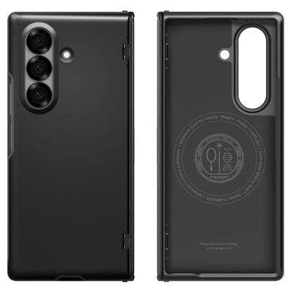 Étui MagSafe pour Samsung Galaxy Z Fold7 F966, Spigen, Slim Armor Pro, Noir