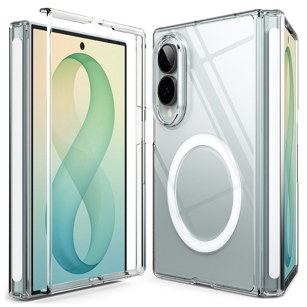 Coque MagSafe pour Samsung Galaxy Z Fold8 F971, Ringke, Fusion Air Flap, transparente
