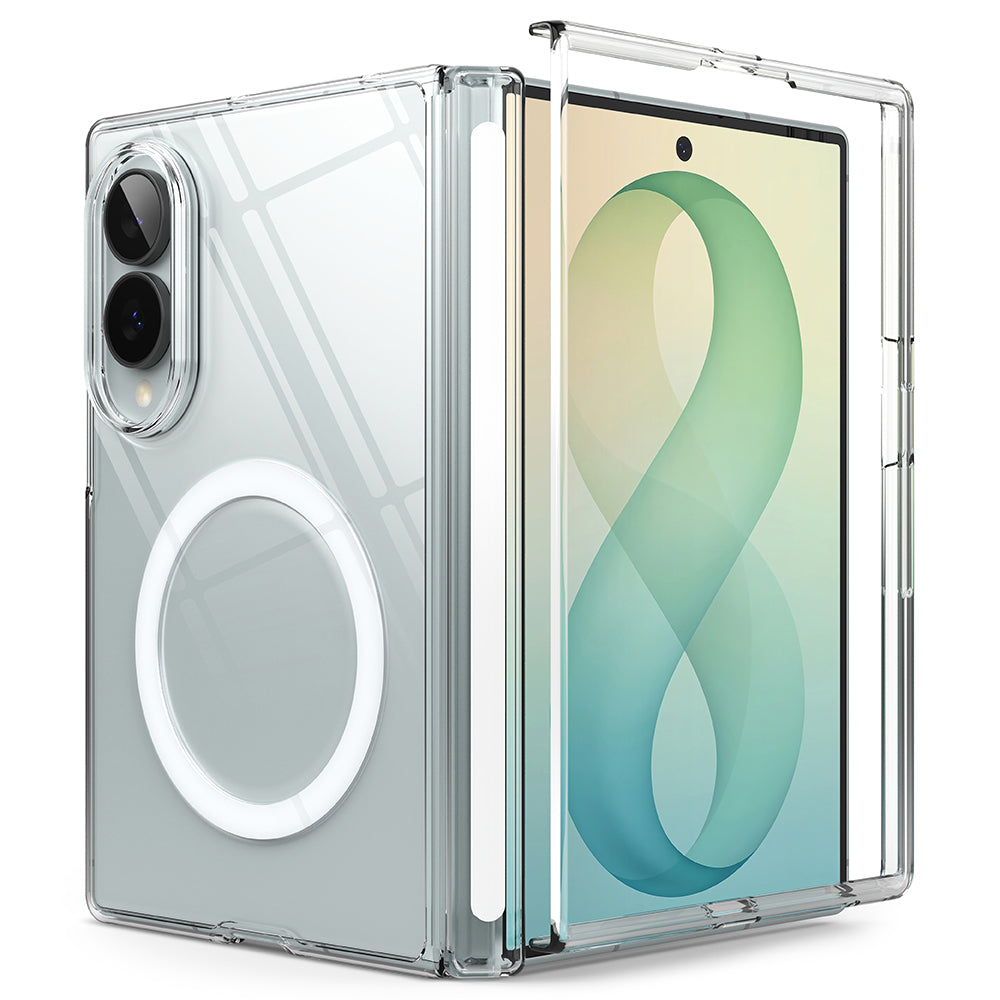 Coque MagSafe pour Samsung Galaxy Z Fold8 F971, Ringke, Fusion Air Flap, transparente