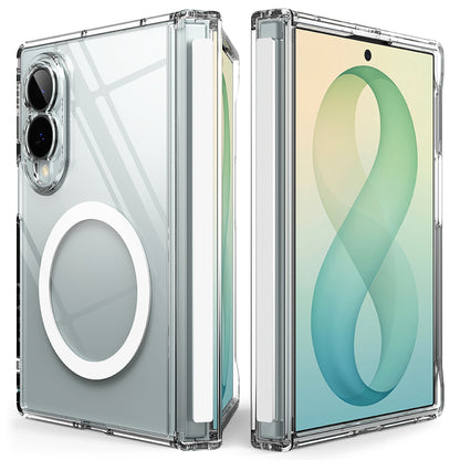 Coque MagSafe pour Samsung Galaxy Z Fold8 F971, Ringke, Fusion Flap, Transparente
