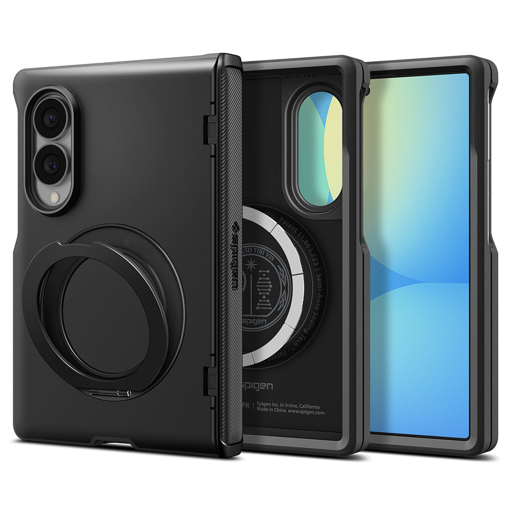 MagSafe-Hülle für Samsung Galaxy Z Fold8 F971, Spigen, Slim Armor Pro S, Schwarz ACS11779