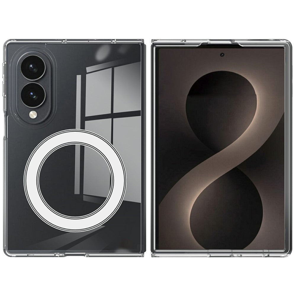 Coque MagSafe pour Samsung Galaxy Z Fold8 F971, Techsuit, Pro, Transparente