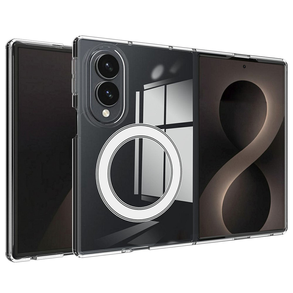 Coque MagSafe pour Samsung Galaxy Z Fold8 F971, Techsuit, Pro, Transparente