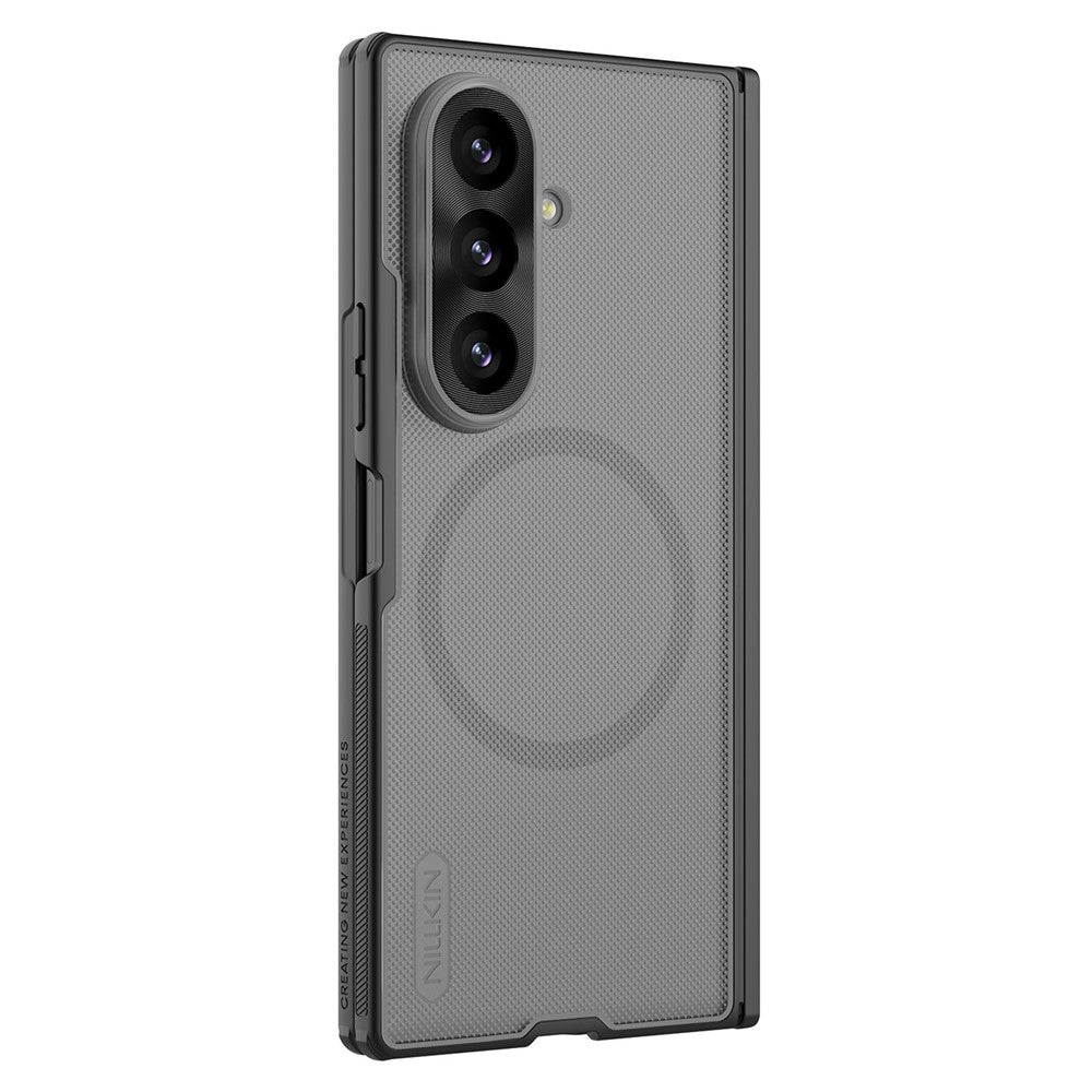 Coque MagSafe pour Samsung Galaxy Z Fold8 Ultra F976, Nillkin, Super Frosted Shield, Noir Transparent