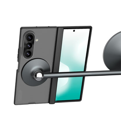Coque MagSafe pour Samsung Galaxy Z Fold8 Ultra F976, Nillkin, Super Frosted Shield, Noir Transparent