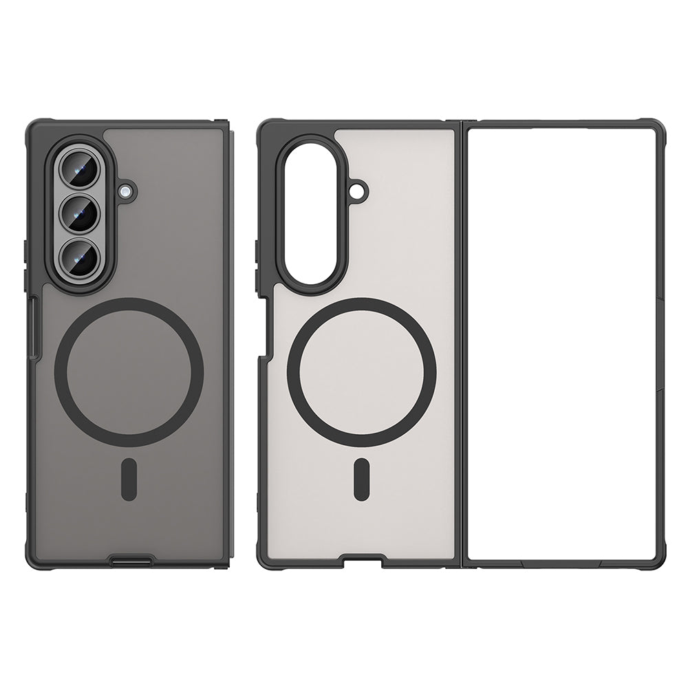 MagSafe-Hülle für Samsung Galaxy Z Fold8 Ultra F976, Techsuit, HaloFrost II, Schwarz