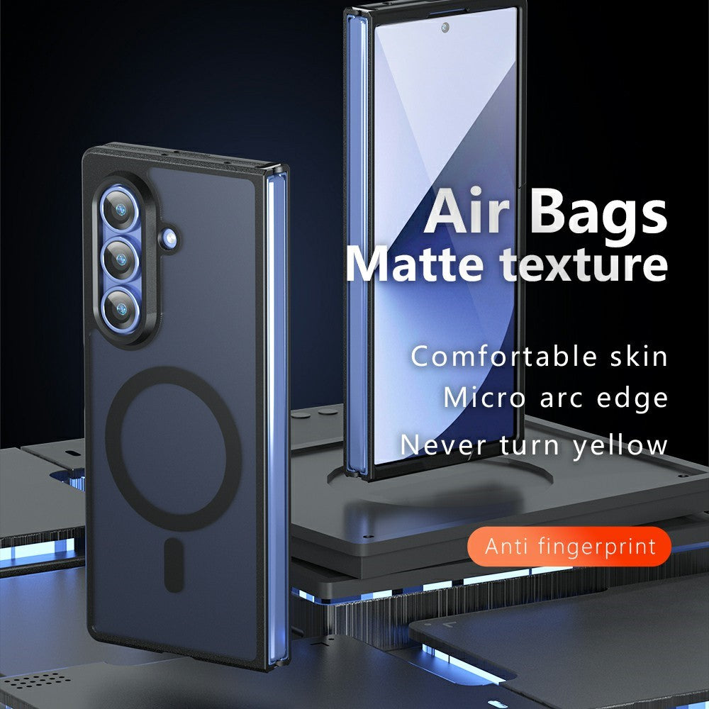 MagSafe-Hülle für Samsung Galaxy Z Fold8 Ultra F976, Techsuit, PureFrost, Satin Schwarz
