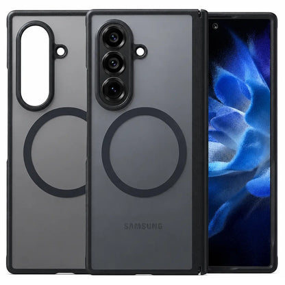 Coque MagSafe pour Samsung Galaxy Z Fold8 Ultra F976, Torras, Guardian, Noire