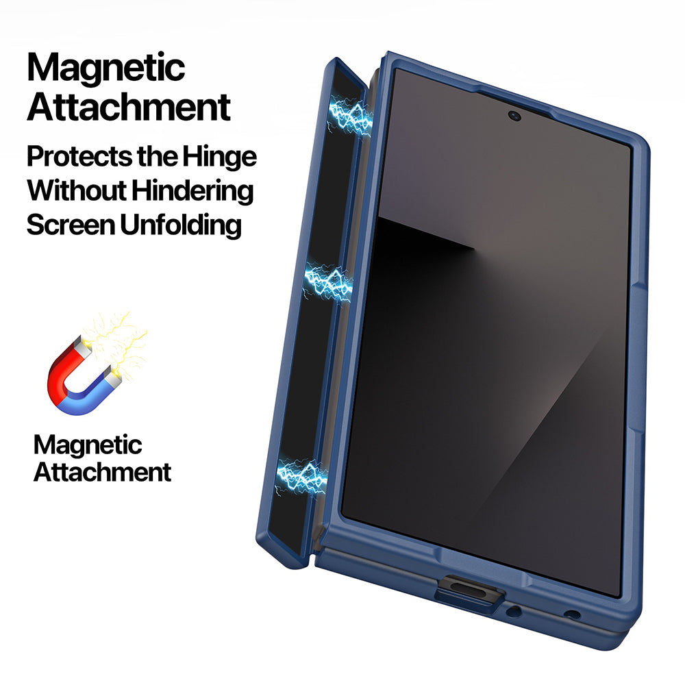 Coque MagSafe pour Samsung Galaxy Z Fold8 Ultra F976 / Z Fold7 F966, DUX DUCIS, Yind, Noire