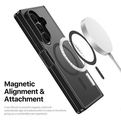 Coque MagSafe pour Samsung Galaxy Z Fold8 Ultra F976 / Z Fold7 F966, DUX DUCIS, Yind, Noire