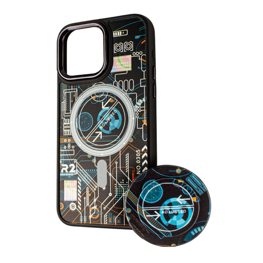MagSafe Case for Xiaomi Redmi 10A / 9C, BOTER, MagPopsocket Technology, Multicolor