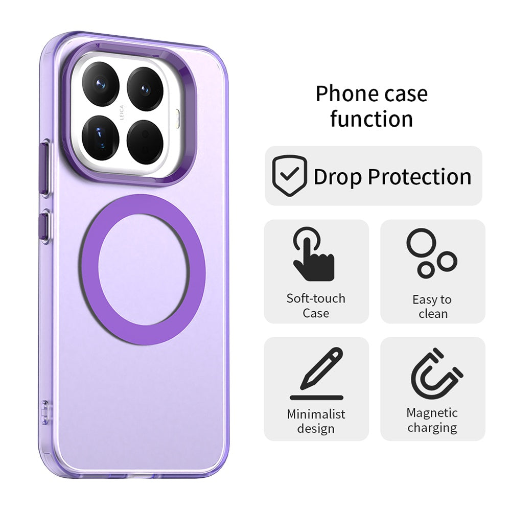 Coque MagSafe pour Xiaomi 15T Pro, Techsuit, CandyCase, Violet
