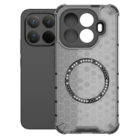 Housse MagSafe pour Xiaomi 15T Pro, Techsuit, HoneyComb Shield, Noire