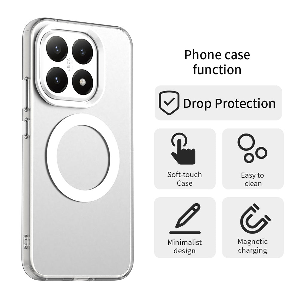 MagSafe Hülle für Xiaomi 15T, Techsuit, CandyCase, Weiß