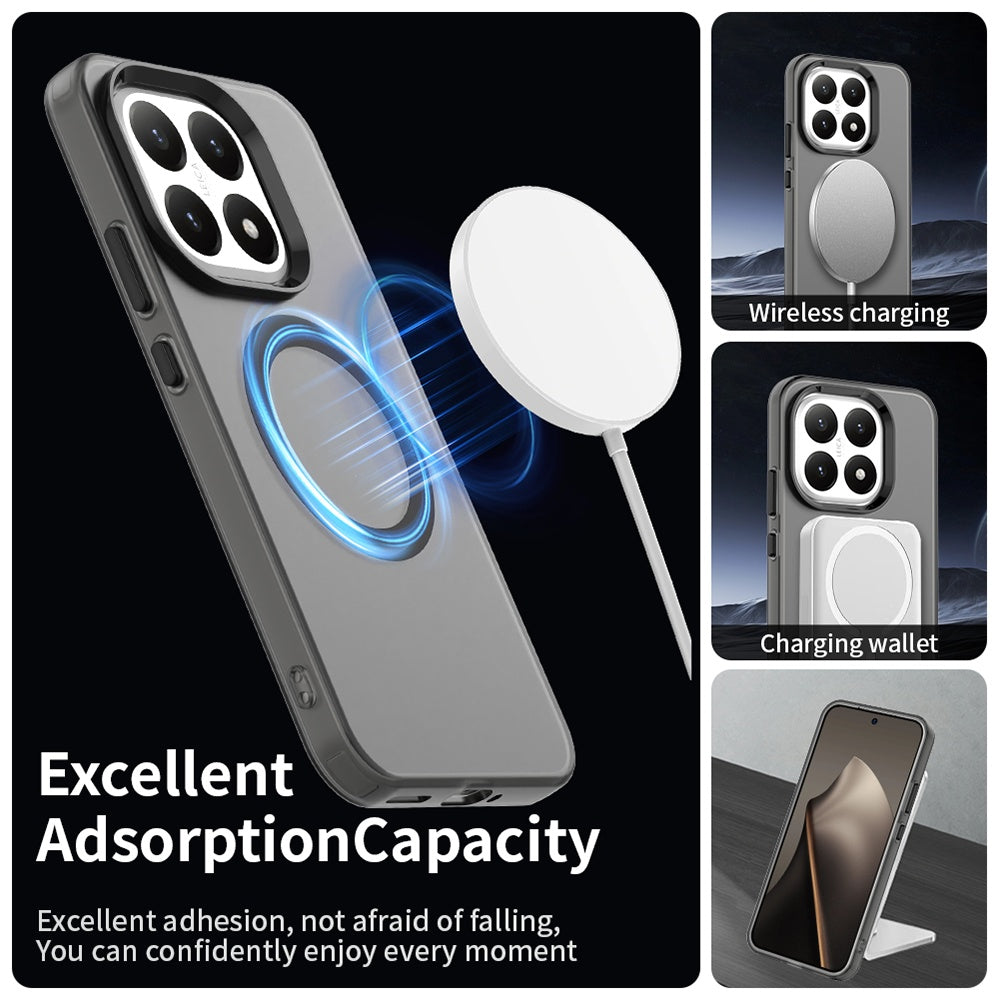 MagSafe Hülle für Xiaomi 15T, Techsuit, CandyCase, Schwarz