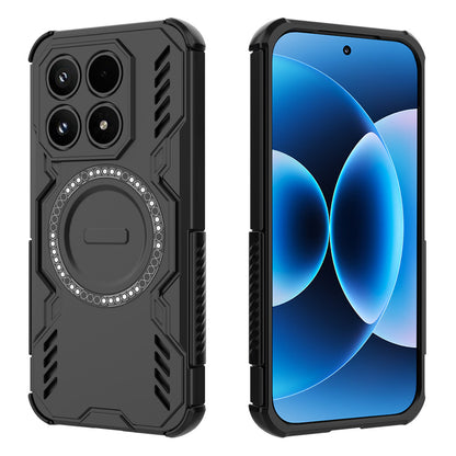 MagSafe Hülle für Xiaomi 17, Techsuit, ArmorMag, Schwarz