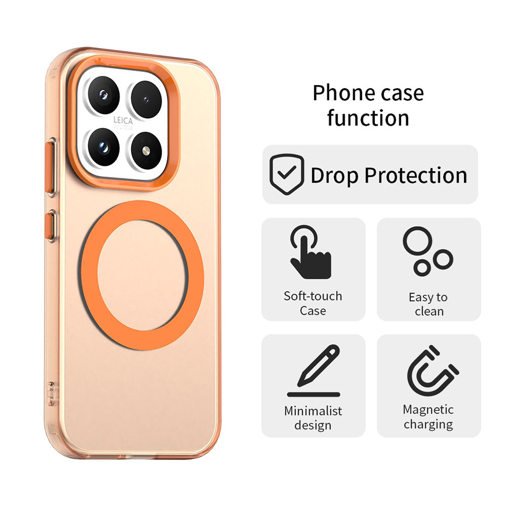 Housse MagSafe pour Xiaomi 17, Techsuit, CandyCase, Orange