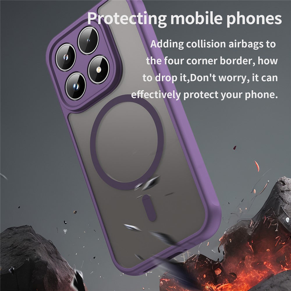 Housse MagSafe pour Xiaomi 17, Techsuit, HaloFrost II, Mauve