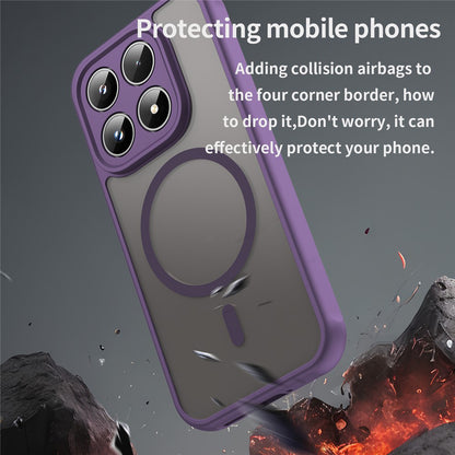 Housse MagSafe pour Xiaomi 17, Techsuit, HaloFrost II, Mauve