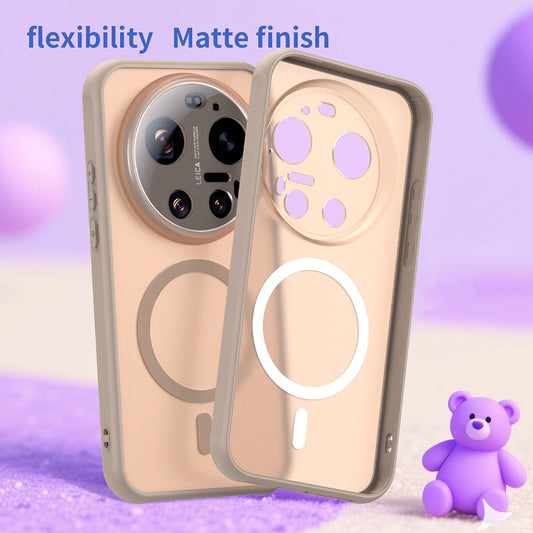 Étui MagSafe pour Xiaomi 17 Ultra, Techsuit, HaloFrost II, Doré