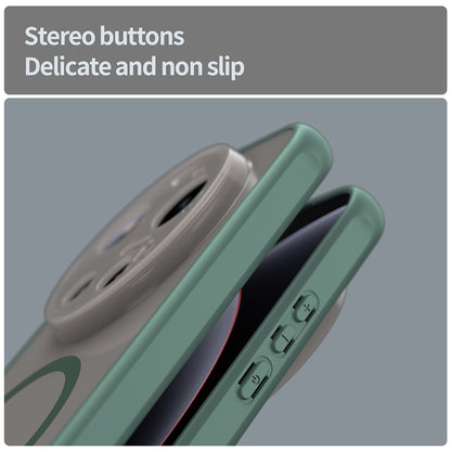 Coque MagSafe pour Xiaomi 17 Ultra, Techsuit, HaloFrost II, Vert