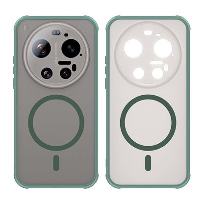 Coque MagSafe pour Xiaomi 17 Ultra, Techsuit, HaloFrost II, Vert