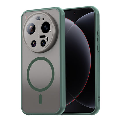 Coque MagSafe pour Xiaomi 17 Ultra, Techsuit, HaloFrost II, Vert