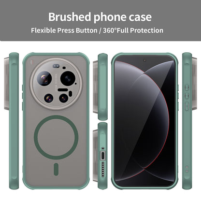 Coque MagSafe pour Xiaomi 17 Ultra, Techsuit, HaloFrost II, Vert