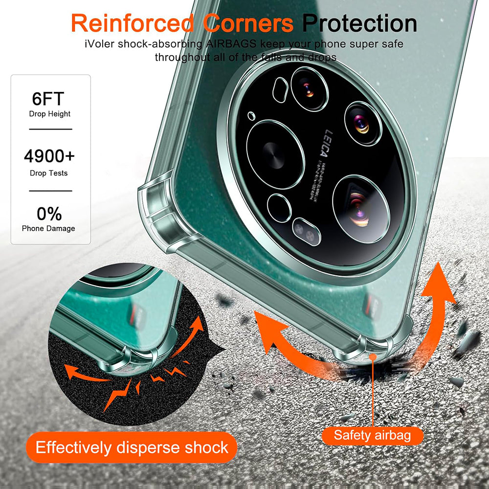MagSafe-Hülle für Xiaomi 17 Ultra, Techsuit, stoßfest, transparent