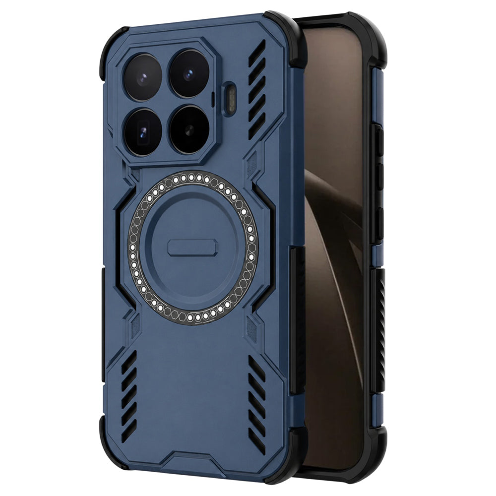 Coque MagSafe pour Xiaomi 17T Pro, Techsuit, ArmorMag, Bleue