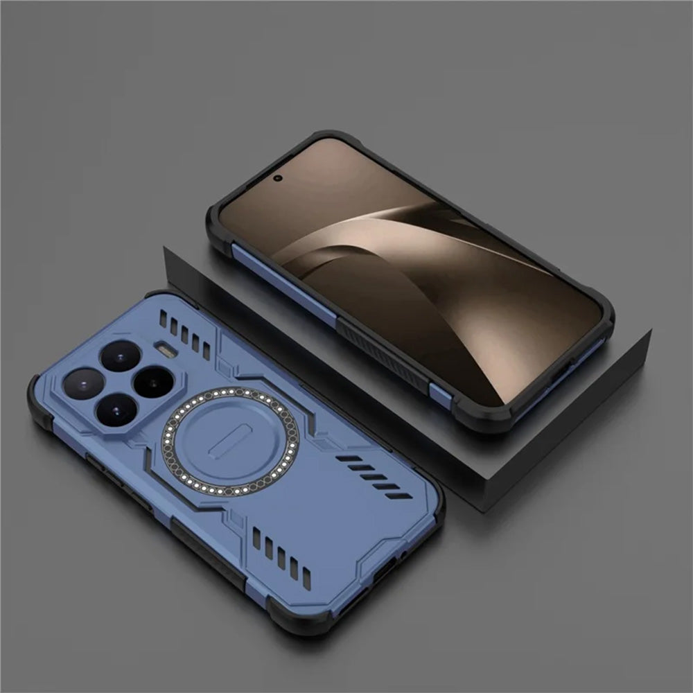 Coque MagSafe pour Xiaomi 17T Pro, Techsuit, ArmorMag, Bleue