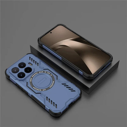 Coque MagSafe pour Xiaomi 17T Pro, Techsuit, ArmorMag, Bleue