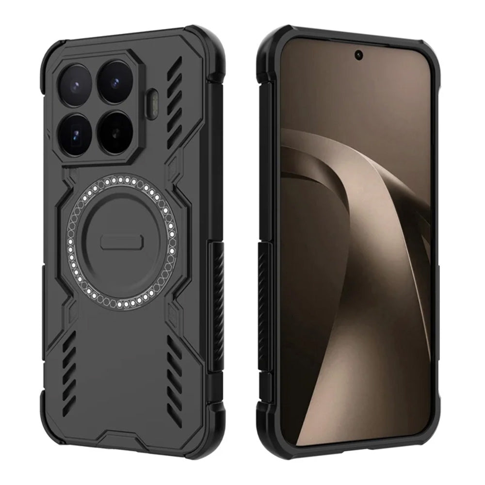Coque MagSafe pour Xiaomi 17T Pro, Techsuit, ArmorMag, Noire