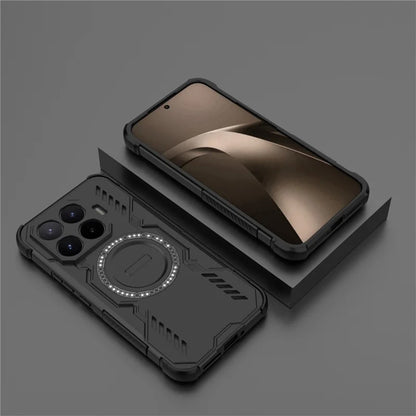 Coque MagSafe pour Xiaomi 17T Pro, Techsuit, ArmorMag, Noire