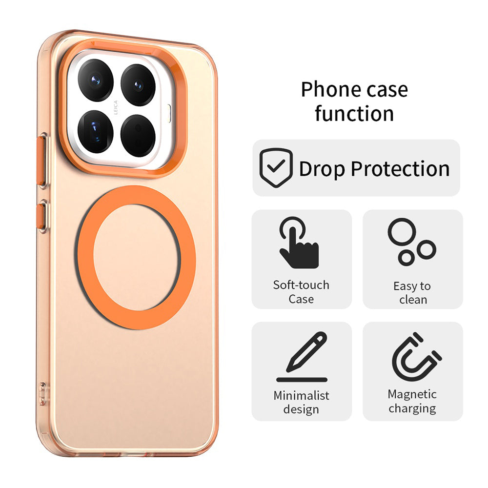MagSafe-Hülle für Xiaomi 17T Pro, Techsuit, CandyCase, Orange
