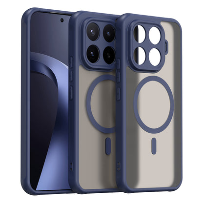 Coque MagSafe pour Xiaomi 17T Pro, Techsuit, HaloFrost II, Bleu marine