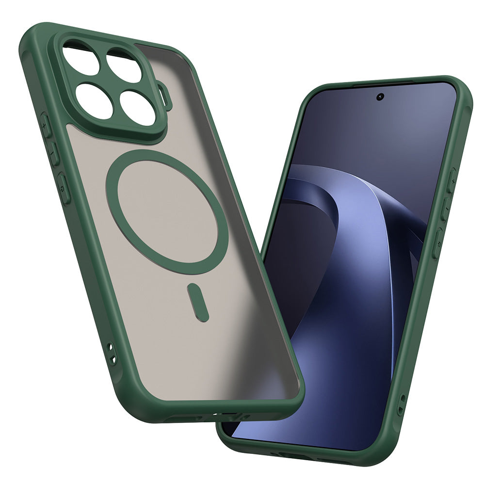 Coque MagSafe pour Xiaomi 17T Pro, Techsuit, HaloFrost II, Vert