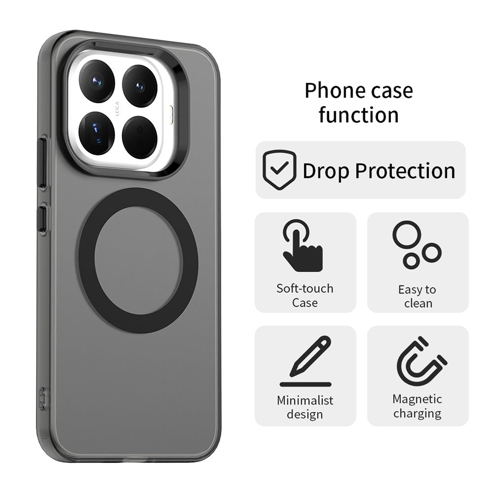 Coque MagSafe pour Xiaomi 17T, Techsuit, CandyCase, Noire