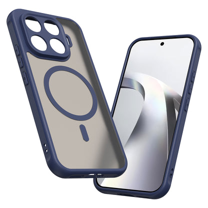 Coque MagSafe pour Xiaomi 17T, Techsuit, HaloFrost II, Bleu marine