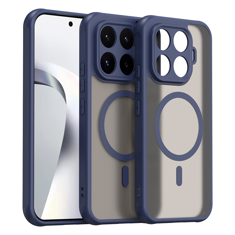 Coque MagSafe pour Xiaomi 17T, Techsuit, HaloFrost II, Bleu marine
