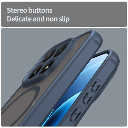 Coque MagSafe pour Xiaomi 17T, Techsuit, HaloFrost II, Bleu marine