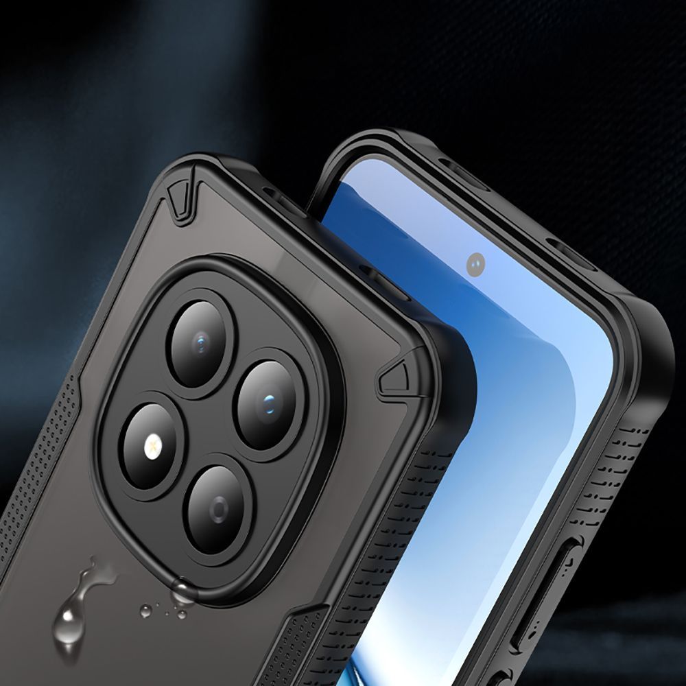 MagSafe Hülle für Xiaomi Redmi Note 15 Pro 5G, Tech-Protect, Rugged Shield, Schwarz