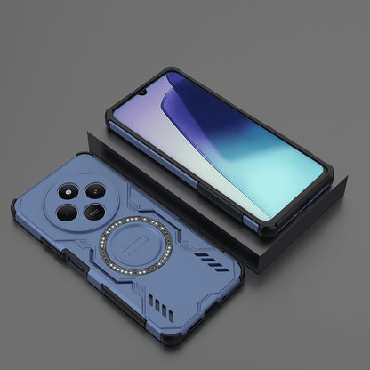 Coque MagSafe pour Xiaomi Poco C75 / Redmi 14C, Techsuit, ArmorMag, Bleue