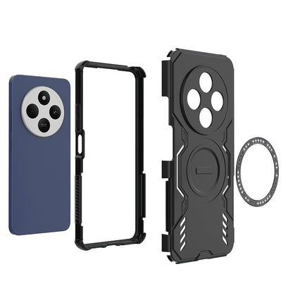 Coque MagSafe pour Xiaomi Poco C75 / Redmi 14C, Techsuit, ArmorMag, Noire