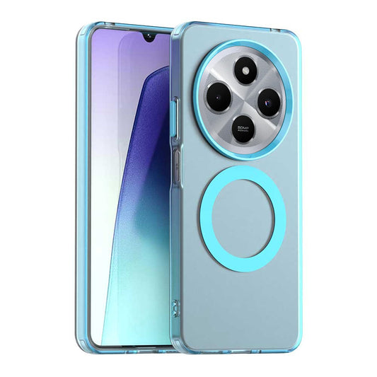 MagSafe-Hülle für Xiaomi Poco C75 / Redmi 14C, Techsuit, CandyCase, Blau