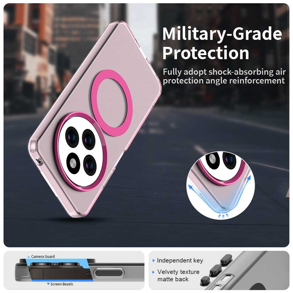 MagSafe Case for Xiaomi Poco C75 / Redmi 14C, Techsuit, CandyCase, Pink