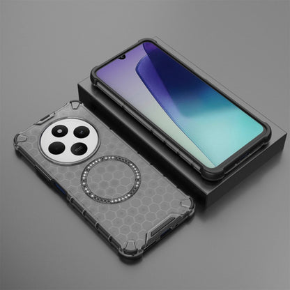 Coque MagSafe pour Xiaomi Poco C75 / Redmi 14C, Techsuit, HoneyComb Shield, Noire