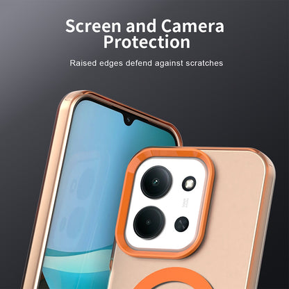 MagSafe-Hülle für Xiaomi Poco C85 4G / Redmi 15C 5G / 15C 4G, Techsuit, CandyCase, Orange