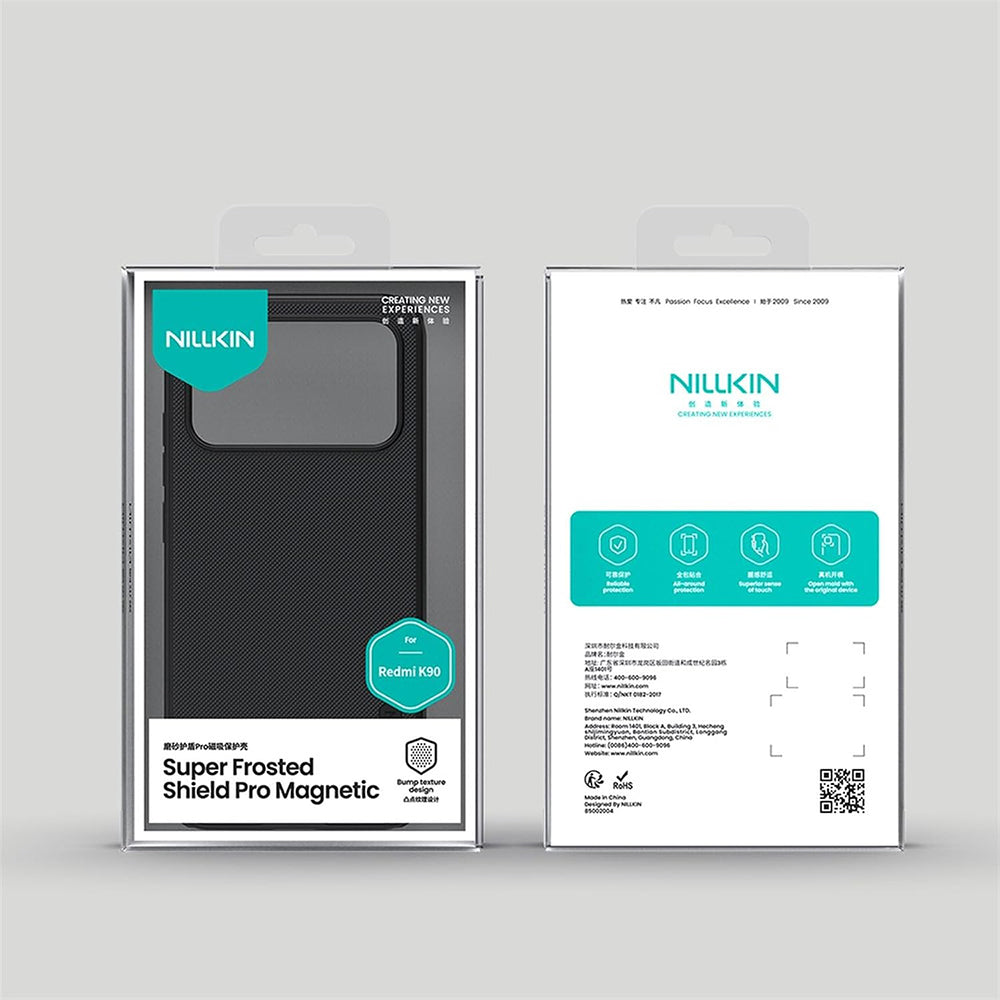 Coque MagSafe pour Xiaomi Poco F8 Pro, Nillkin, Super Shield Pro, Noire