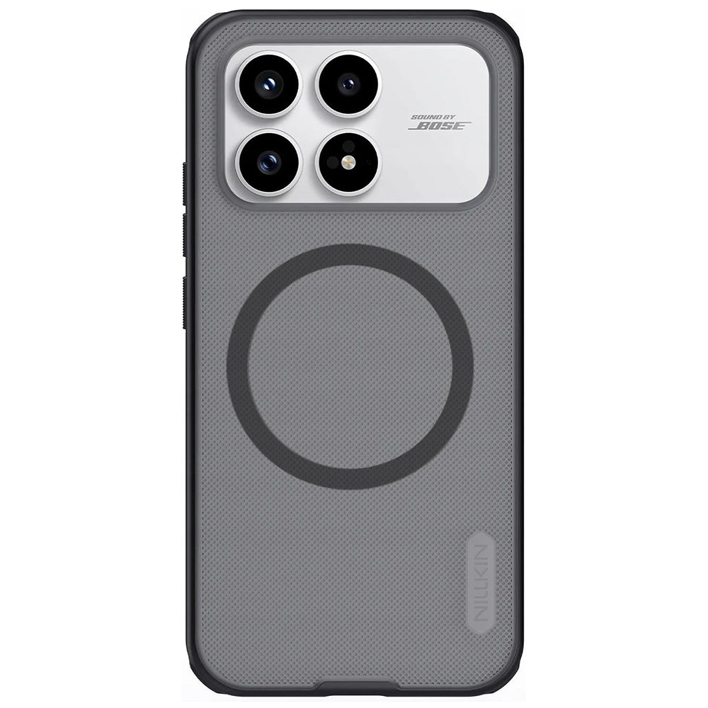 Coque MagSafe pour Xiaomi Poco F8 Pro, Nillkin, Super Shield Pro, Noire Transparente